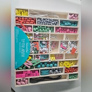 NIP The Land of Nod String Along Deluxe Bead Set
